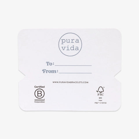 Write Your Own Bracelet Card