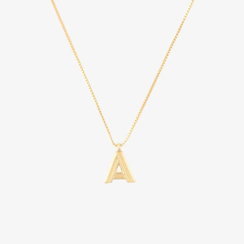 Initial Pendant Necklace